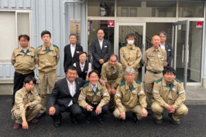 三郷営業所　開所式が執り行われました